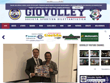 Tablet Screenshot of giovolley.com